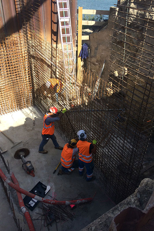 Chantier Génie Civil, Montesson - UFS, entreprise de travaux publics